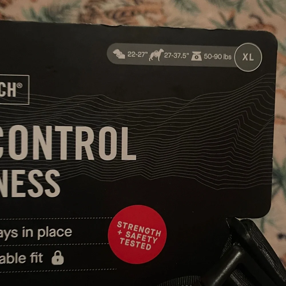 Canada Pooch Black Complete Control Dog Harness